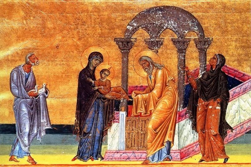 "The Meeting of the Lord: Encounter of the Old and New Testaments."