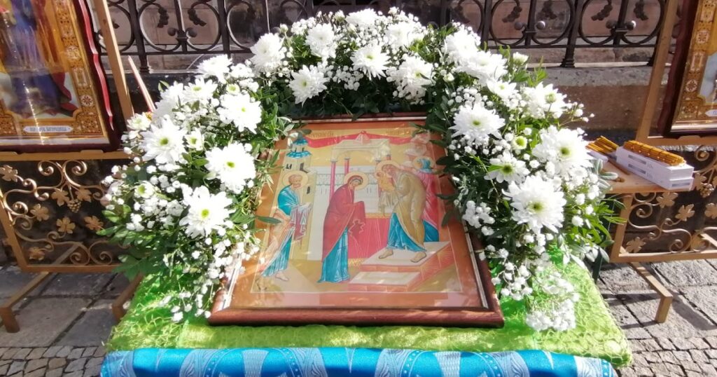 "The Meeting of the Lord: Encounter of the Old and New Testaments."
