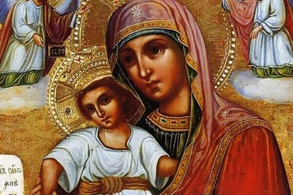 Икона Божией Матери "Достойно есть" (Милующая)