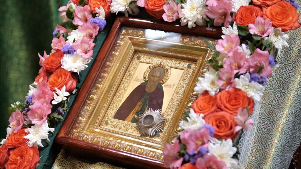 Обретение мощей прп. Сергия Радонежского.